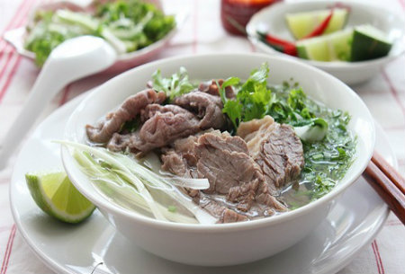 Rice Noodles (“Pho”) With Beef (For 2 persons)