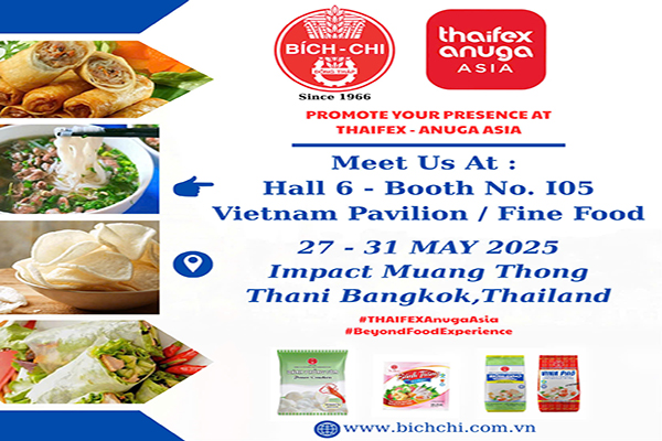Bich Chi Food hân hạnh góp mặt tại THAIFEX – Anuga Asia 2025