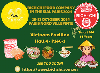 CÔNG TY CỔ PHẦN THỰC PHẨM BÍCH CHI THAM DỰ HỘI CHỢ QUỐC TẾ CÔNG NGHIỆP THỰC PHẨM SIAL PARIS 2024