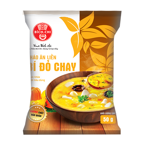 Cháo Bí Đỏ Chay