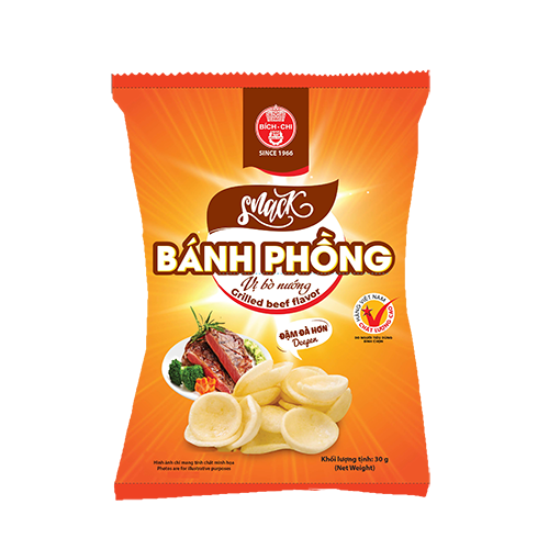 Snack Bánh Phồng vị bò nướng