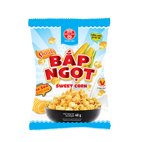 Snack bắp ngọt vị bơ sữa