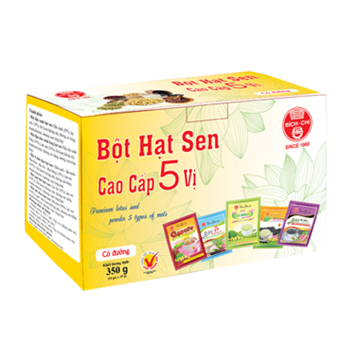 Bột hạt sen cao cấp 5 vị