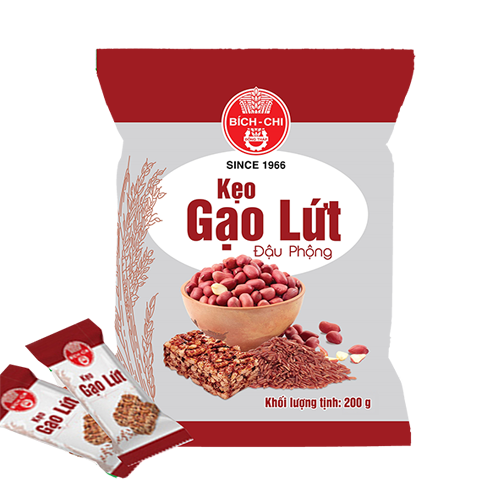 Kẹo gạo lứt đậu phộng