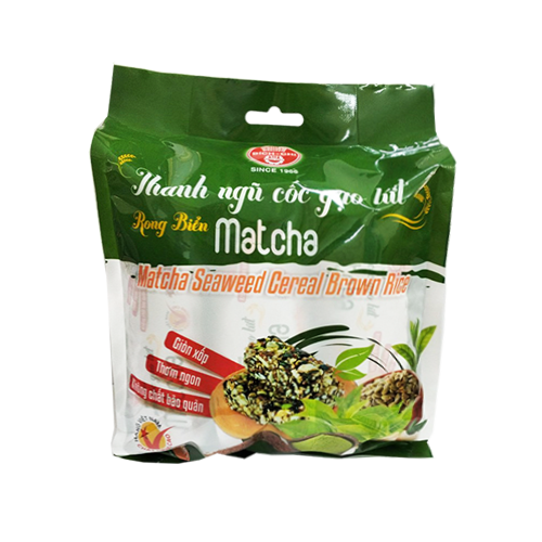 Thanh ngũ cốc gạo lứt rong biển Matcha