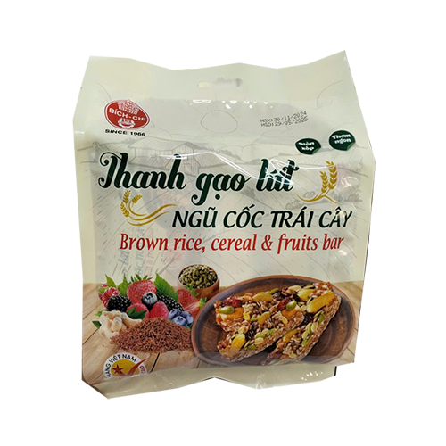 Thanh gạo lứt ngũ cốc rong biển Trái cây