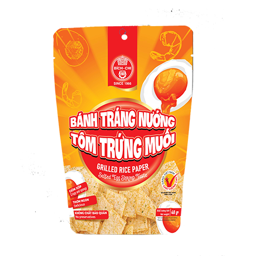 Bánh tráng nướng - vị tôm trứng muối