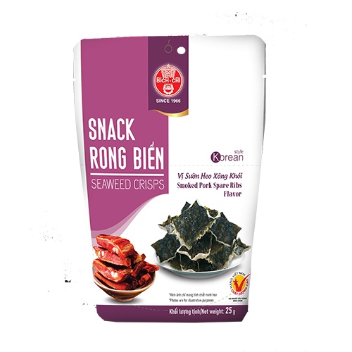 Seaweed crisps - Smoked Pork Spare Ribs Flavor