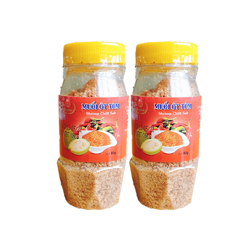 Muối ớt tôm (80gr/lọ)