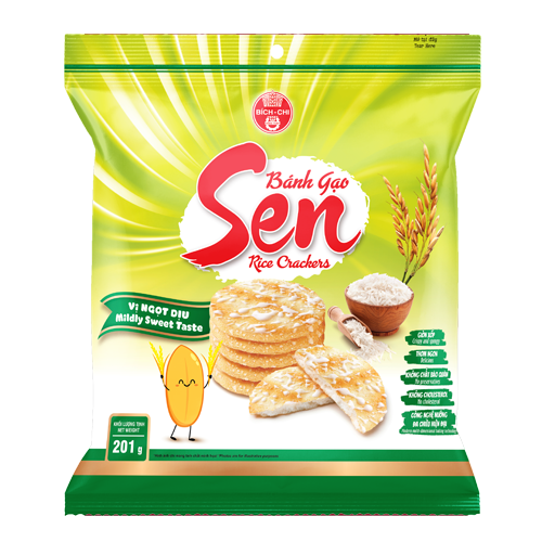 Rice Crackers Sen - Mildly Sweet Taste